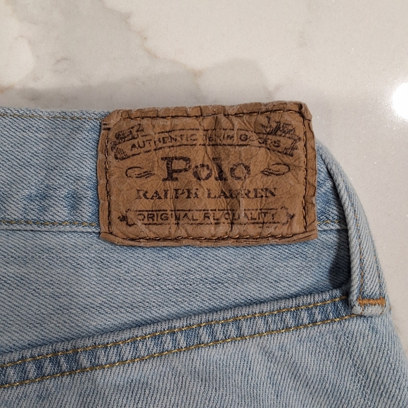 Polo Ralph Lauren~Womens Avery Boyfriend Patchwork Jeans~Light Wash Denim~25 - Picture 6 of 11